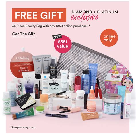 free makeup bag with purchase